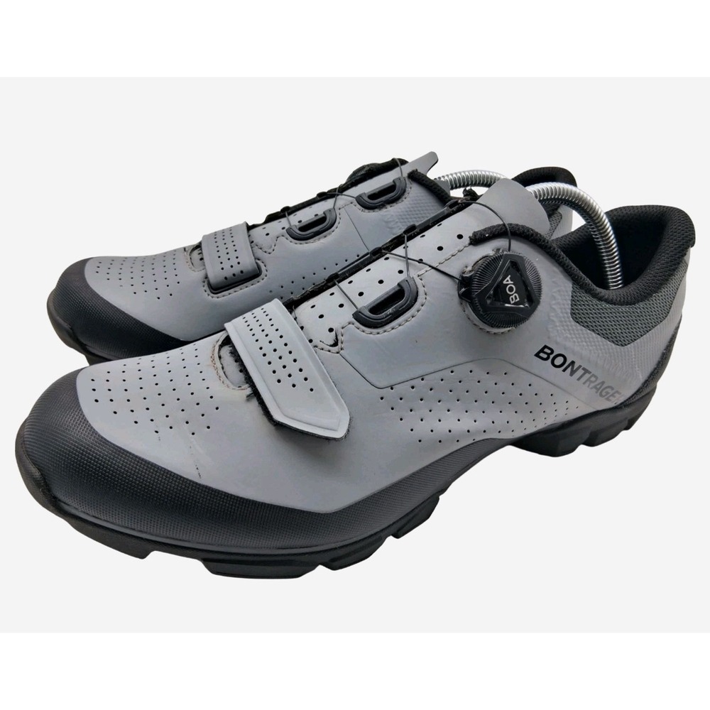 Bontrager Foray MTB Shoes Mens Size 12 Gray BOA Trail Mountain Bike SPD Cycling